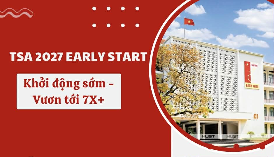 TSA 2027 EARLY START – Khởi động sớm, vươn tới 7X+