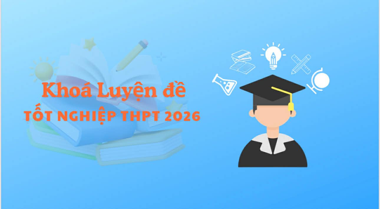 KHÓA LUYỆN ĐỀ TỐT NGHIỆP THPT 2026 MÔN TOÁN